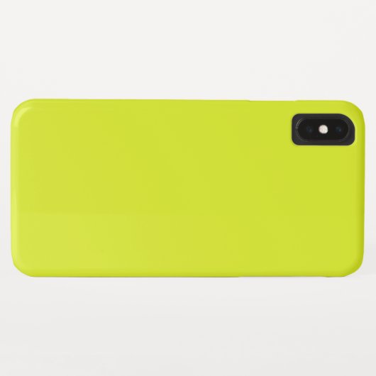 Neon Gelb Case-Mate iPhone Hülle (Rückseite (Horizontal))