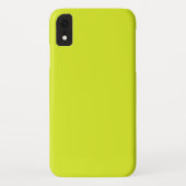 Neon Gelb Case-Mate iPhone Hülle (Rückseite)