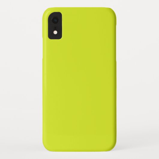 Neon Gelb Case-Mate iPhone Hülle (Rückseite)