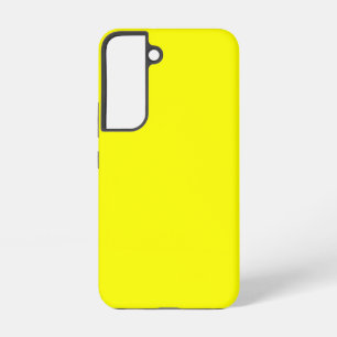 Neon Gelb Einfarbige Farbe Samsung Galaxy Hülle