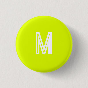 Neon Gelb - Monogramm hinzufügen Button