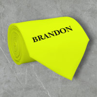Neon Gelb Retro Monogramm Fluoreszierend Hell