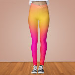 Neon Gelb und Rosa Leggings<br><div class="desc">Neon Gelb und Rosa</div>