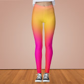 Neon Gelb und Rosa Leggings