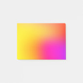 Neon Gelb und Rosa Post-it Klebezettel (Vorderseite)