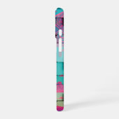 Neon Geometric Abstract _ iPhone case 16 Hülle (Linke Seite)