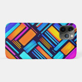 Neon Geometric Abstrakt Case-Mate iPhone Hülle (Rückseite (Horizontal))