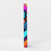 Neon Geometric Abstrakt Case-Mate iPhone Hülle (Hinten/Links)
