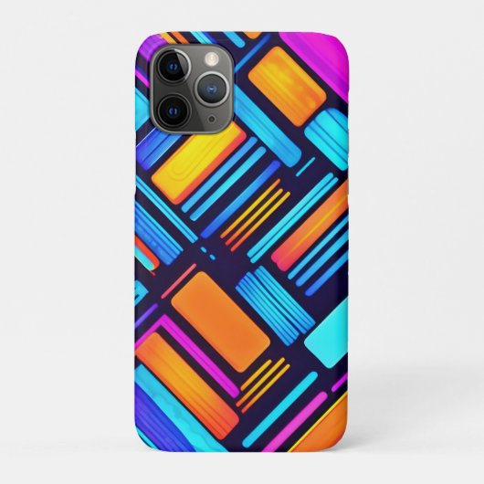 Neon Geometric Abstrakt Case-Mate iPhone Hülle (Rückseite)