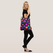 Neon Geometric Abstrakt Tasche (Am Model)