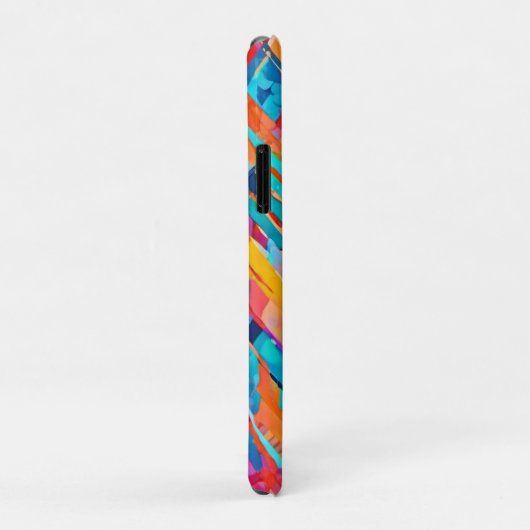 Neon Geometric Dreamscape Case-Mate iPhone Hülle (Hinten/Rechts)