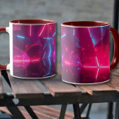 Neon Geometric Fantasy Tasse