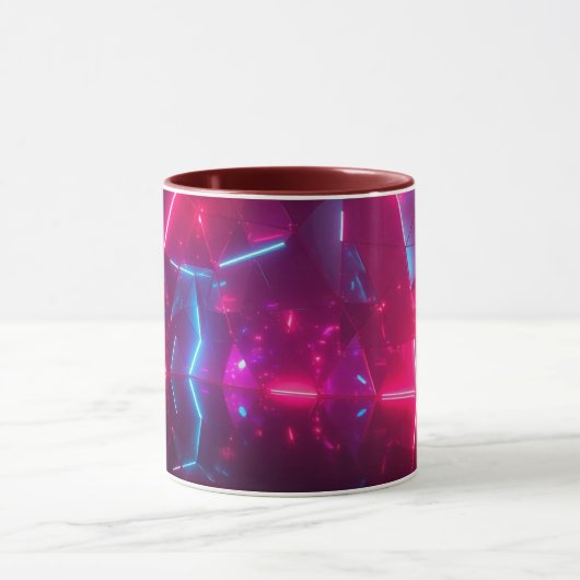 Neon Geometric Fantasy Tasse (Zentrum)