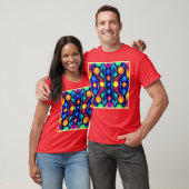 Neon Geometric Mandala Art T-Shirt (Unisex)