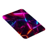 Neon-Geometrisches-Abstraktes-Futuristisches-Cyber Magnet (Rechte Seite)