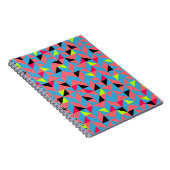 Neon Geometry Notebook Notizblock (Rechte Seite)