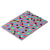 Neon Geometry Notebook Notizblock (Linke Seite)