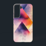 Neon Geometry Phone Case Samsung Galaxy Hülle<br><div class="desc">Helle geometrische Formen in Neonpinken und -violetten erzeugen einen kühlen,  futuristischen Look mit energetischem Flair.</div>