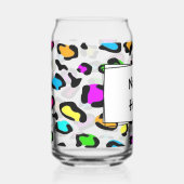 Neon Gepard Dosenglas (Vorderseite)