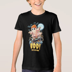 Neon Ghost Boo Halloween Trick oder Treat Tri-Blend Shirt