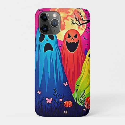 Neon Ghosts' Halloween-Party Design Case-Mate iPhone Hülle (Rückseite)