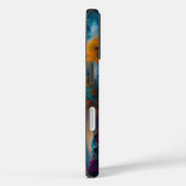 Neon Ghosts in einer Spuk Fantasielandschaft Case-Mate iPhone Hülle (Rückseite / Rechts)