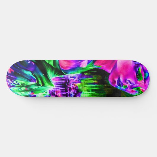 Neon Girl Skateboard Deck (Horizontal)