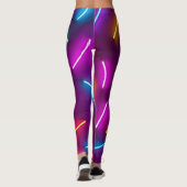 Neon-Glanz Leggings (Rückseite)