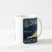 Neon Glen Arbor Michigan Kaffeetasse (VorderseiteRechts)