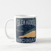 Neon Glen Arbor Michigan Kaffeetasse (Links)