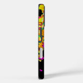 Neon Glitch Abstrakt Art Poster Print Case-Mate iPhone Hülle (Rückseite / Rechts)