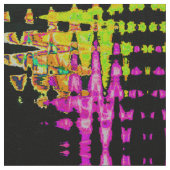 Neon Glitch Abstrakt Art Poster Print Stoff (Nahaufnahme)