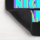 Neon-Glitch-Gamer-Mausepad | Synthwave-PC-Setup Mousepad (Ecke)