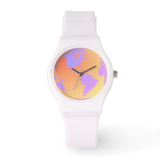 Neon Globe Watch Armbanduhr