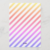 Neon glow arcade birthday invitation einladung (Rückseite)