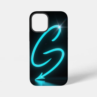 Neon Glow Black Phone Case iPhone 12 Mini Hülle