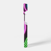 Neon Glow Black Phone Case iPhone Hülle (Linke Seite)