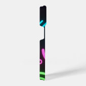 Neon Glow Black Phone Case iPhone Hülle (Rechte Seite)