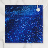 Neon Glow Bowling Party Vielen Dank für Ihr Rollin Geschenkanhänger (Rückseite)