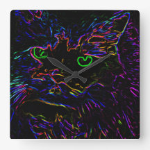 Neon Glow Cat