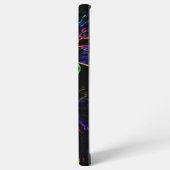 Neon Glow Cat Samsung Galaxy Hülle (Linke Seite)