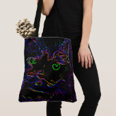 Neon Glow Cat Tasche (Von Nahem)