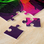 Neon-Glow-Cupcakes-Muster Puzzle (Seite)