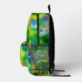 Neon Glow Dandela im Dream Garden Bedruckter Rucksack (Rechts)
