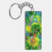 Neon Glow Dandela im Dream Garden Schlüsselanhänger (Vorderseite links)