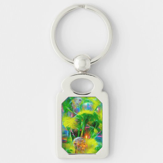 Neon Glow Dandela im Dream Garden Schlüsselanhänger (Vorderseite)