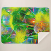 Neon Glow Dandela im Dream Garden Sherpadecke (Vorderseite (Horizontal))
