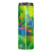 Neon Glow Dandela im Dream Garden Thermosbecher (Rückseite)