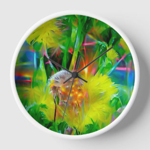 Neon Glow Dandela im Dream Garden Uhr