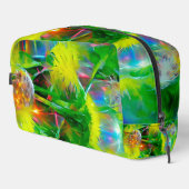 Neon Glow Dandela im Dream Garden Waschbeutel (Rechte Ecke)